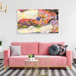 Toile Nymphes d'eau 2   Gustav Klimt  