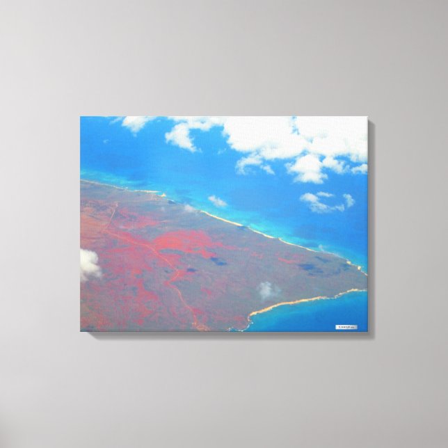TOILE OAHU HAWAII #26 CANVAS (Recto)