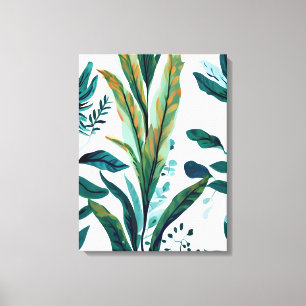 Toile Oasis d'Evergreen : Motif feuillu transparent