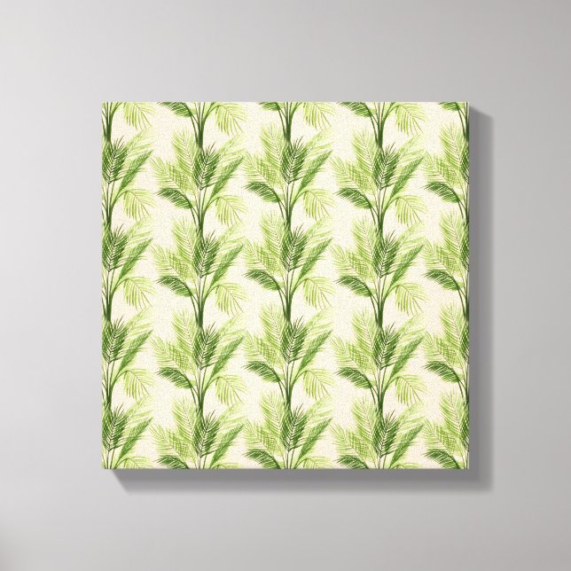 Toile Oasis intérieure | Motif Palm Tree (Recto)