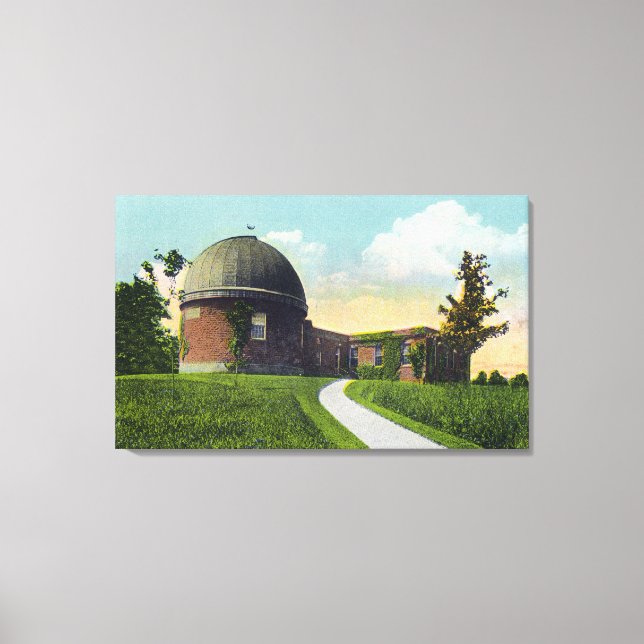 Toile Observatoire Van Vleck de l'Université Wesleyan (Recto)