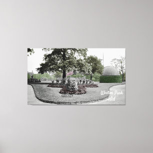 Toile Observatoire Weston Park Sheffield Angleterre 1916