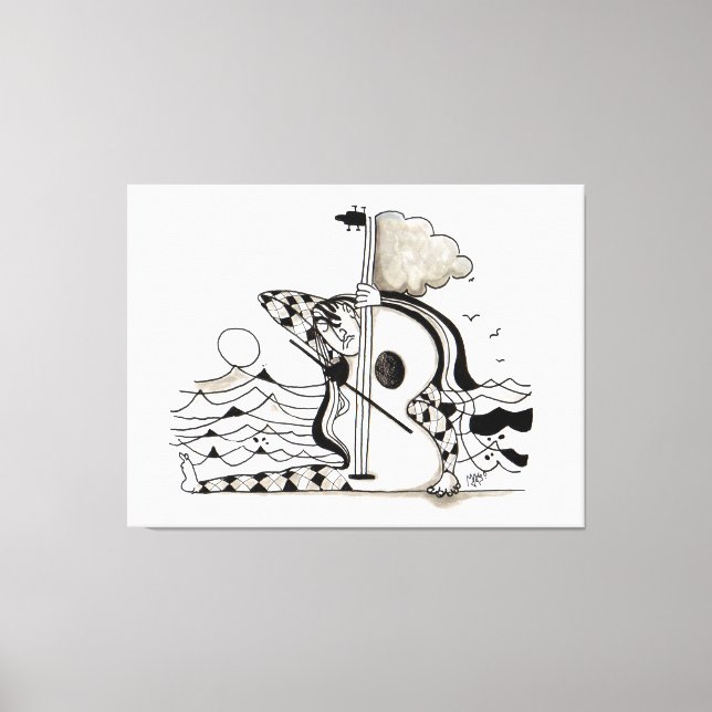 TOILE OCEAN CONCERT FOR SOFIA  (Recto)