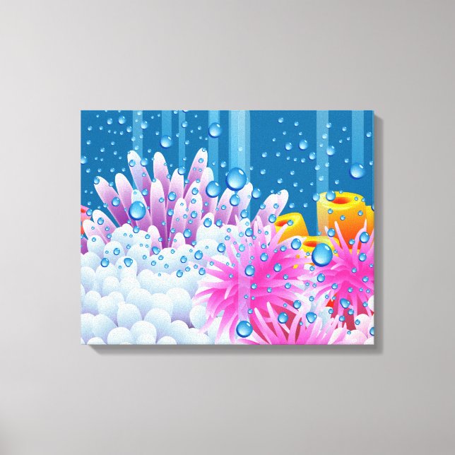 Toile Océan de corail (Recto)