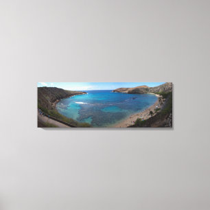 Toile Océan d'Oahu panoramique