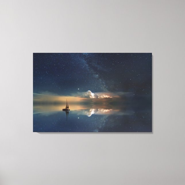 Toile Ocean Starry Sky (Recto)
