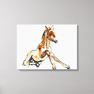 Toile Ochre Foal