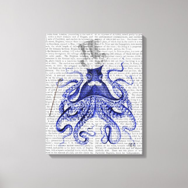 Toile Octopus À propos de la ville (Recto)