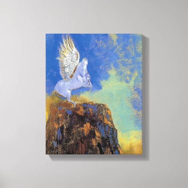 Toile Odilon Redon Pegasus - Mythologie grecque Symbolis (Recto)