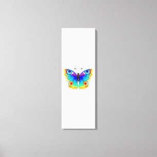 Toile Oeil de paon arc-en-ciel