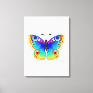 Toile Oeil de paon arc-en-ciel