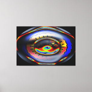 TOILE OEIL DU MONDE