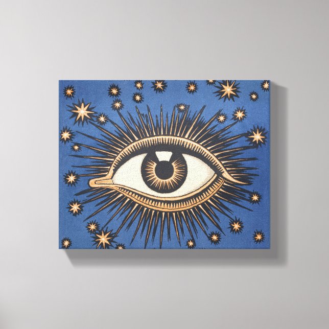 Toile Oeil étoile Lune Celeste Nouveau (Recto)