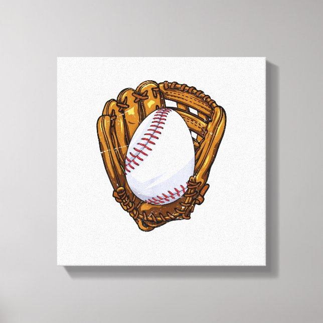 Toile Œuf de Pâques drôle Baseball Chasse aux œufs de Pâ (Recto)