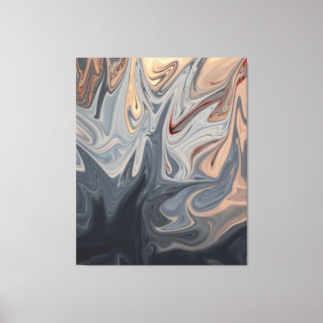 Toile OEuvre Abstraite | Meilleur art moderne (Recto)