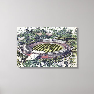 Toile Œuvre d'art du stade de cricket - Southampton, Ham