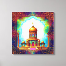 Oeuvre de luxe de la mosquée islamique