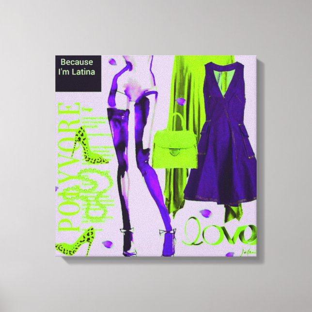 Toile OEuvre murale personnalisée : Don d'amour (Recto)