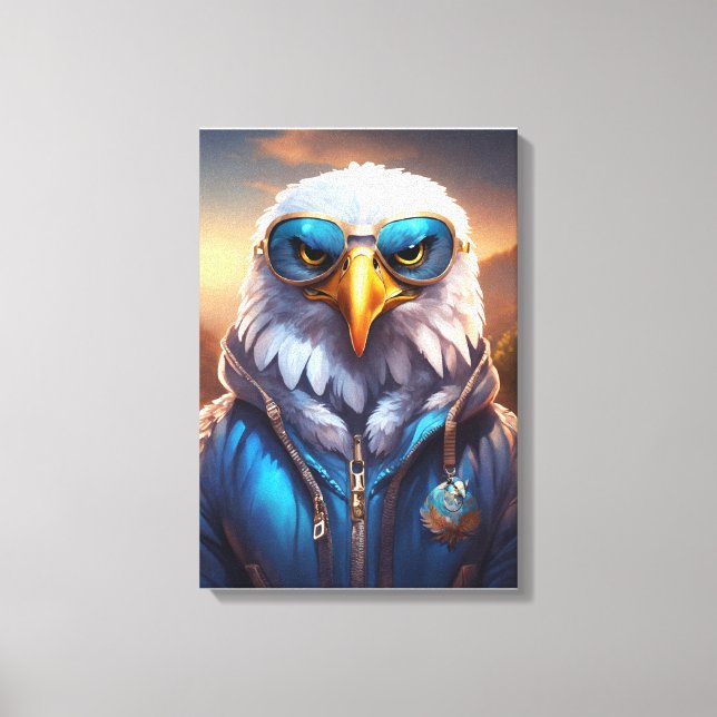 Toile Offre une variété de prix d'aigle en cristal (Recto)