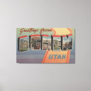 Toile Ogden, lettre ScenesOgden, UT d'UtahLarge