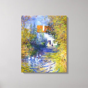 Toile Oies du Creek Claude Monet Art