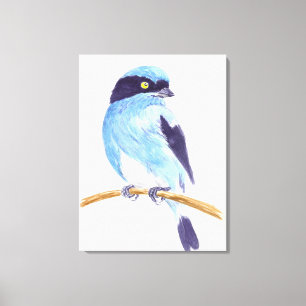 Toile Oiseau bleu