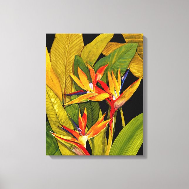 Toile Oiseau du Paradis (Recto)