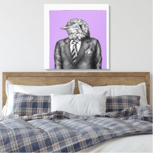 Toile Oiseau mort en costume noir (Sumire)