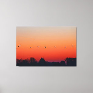 Toile OISEAUX DE VOL GRATUITS BEAU PAYSAGE Nature