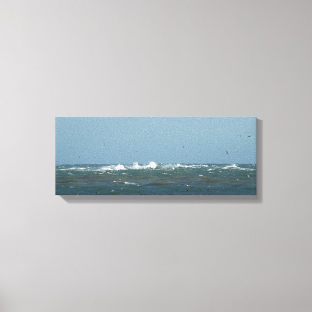 Toile Oiseaux en activité (Recto)