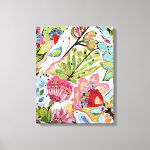 Toile Oiseaux en papier II