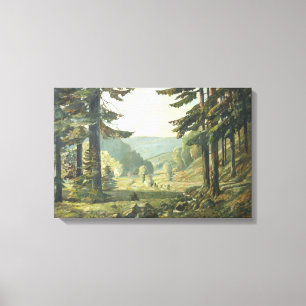 Toile Old German Oil Painting