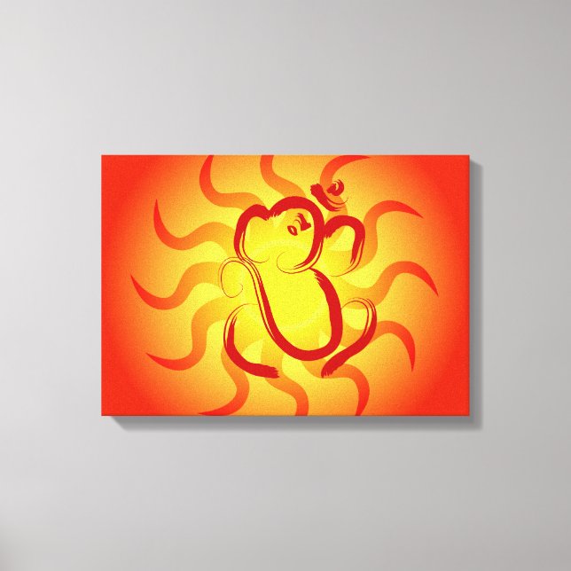 Toile OM Ganesha (Recto)