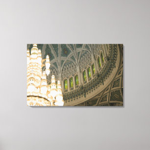 Toile Oman, Muscat, mosquée du sultan Qaboos
