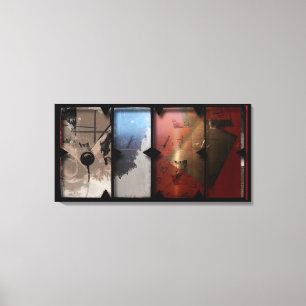 Toile Open Work sur Open Red 13 Canvas Photomontage