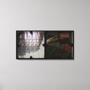 Toile Open Work sur Open Red 16 Canvas Photomontage