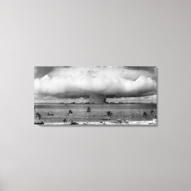 Toile Opération Crossroads Événement Explosion de Baker  (Recto)