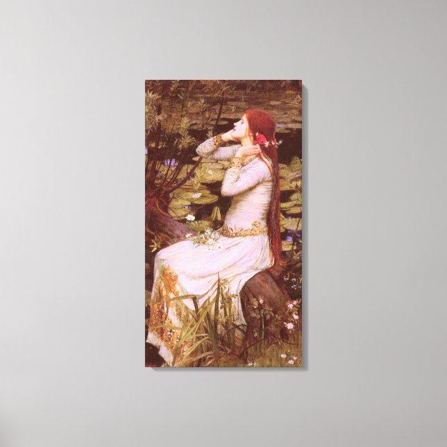 Toile Ophelia par John William Waterhouse (Recto)