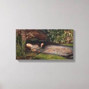 Toile Ophélie par John Everett Millais