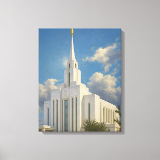 Toile Oquirrh Mountain Utah Temple Painting™ LDS Canvas