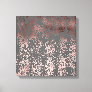 Toile or rose de faux élégant et traçages gris