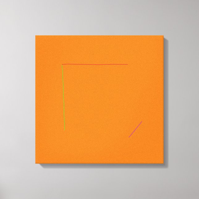 Toile Orange (Recto)