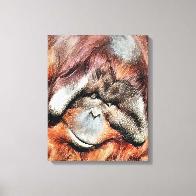 TOILE ORANGUTANS (Recto)