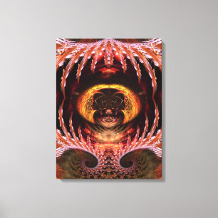 Toile Orb Spirit Arbre Fractal Art Imaginaire Enveloppé