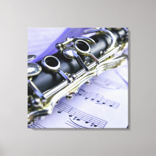 Toile Orchestre de musique Clarinet Sheet