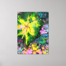 "Orchid in Blooms #1", abstract, psychedelic