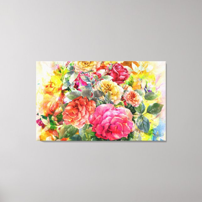 Toile Orchidée rose Connexion Florale Wall Art (Recto)