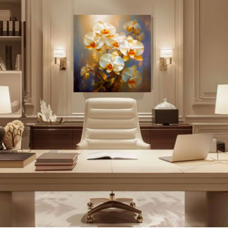 Toile Orchidées