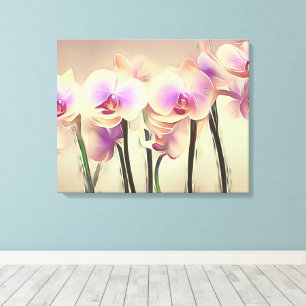 Toile Orchidées Design Moderne