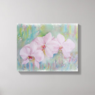 TOILE ORCHIDES BLANCHES PEINTURE DE TOILES WRAPEUSES
